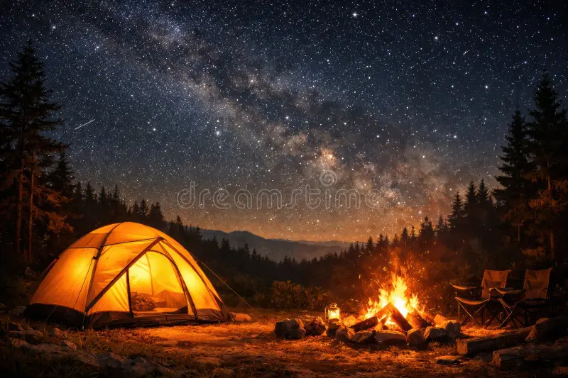Girls 4 day camping adventure