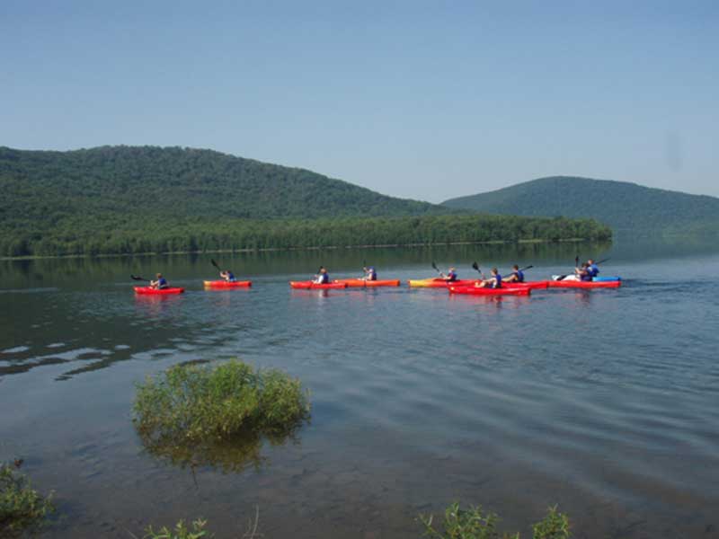 Women's camping trip